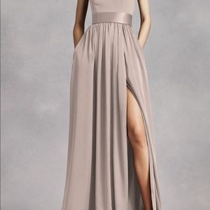 NWT Vera Wang halter gown w sash, size 4